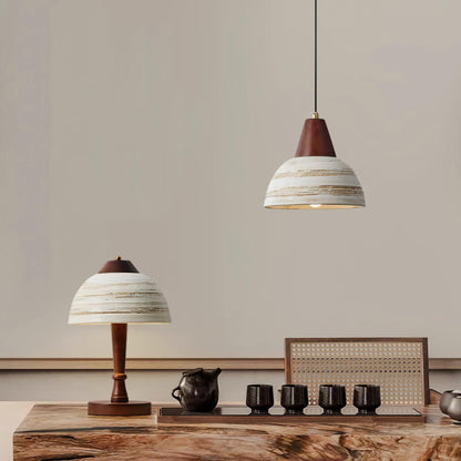 Ambient Glow Ceramic Shade Nordic Pendant Lamp
