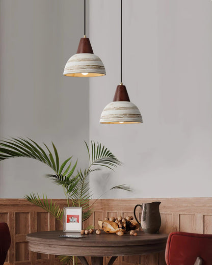 Ambient Glow Ceramic Shade Nordic Pendant Lamp