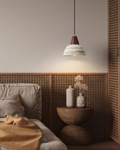 Ambient Glow Ceramic Shade Nordic Pendant Lamp