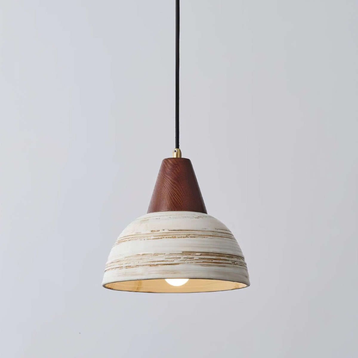 Ambient Glow Ceramic Shade Nordic Pendant Lamp