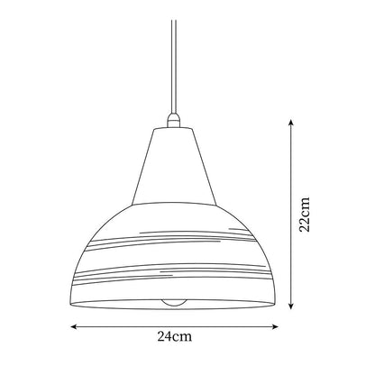 Ambient Glow Ceramic Shade Nordic Pendant Lamp
