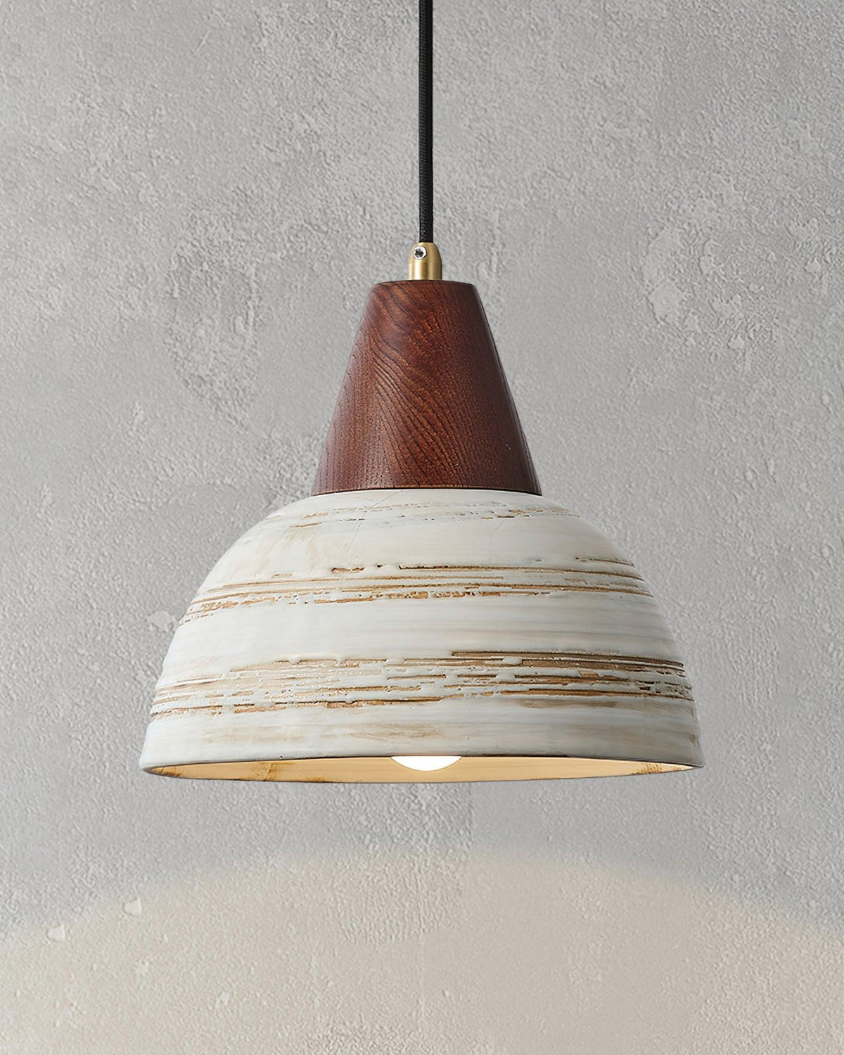 Ambient Glow Ceramic Shade Nordic Pendant Lamp