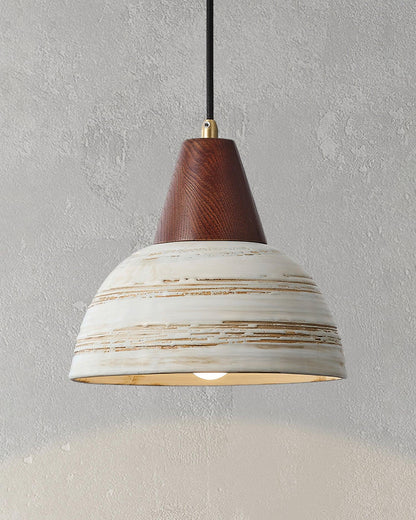 Ambient Glow Ceramic Shade Nordic Pendant Lamp