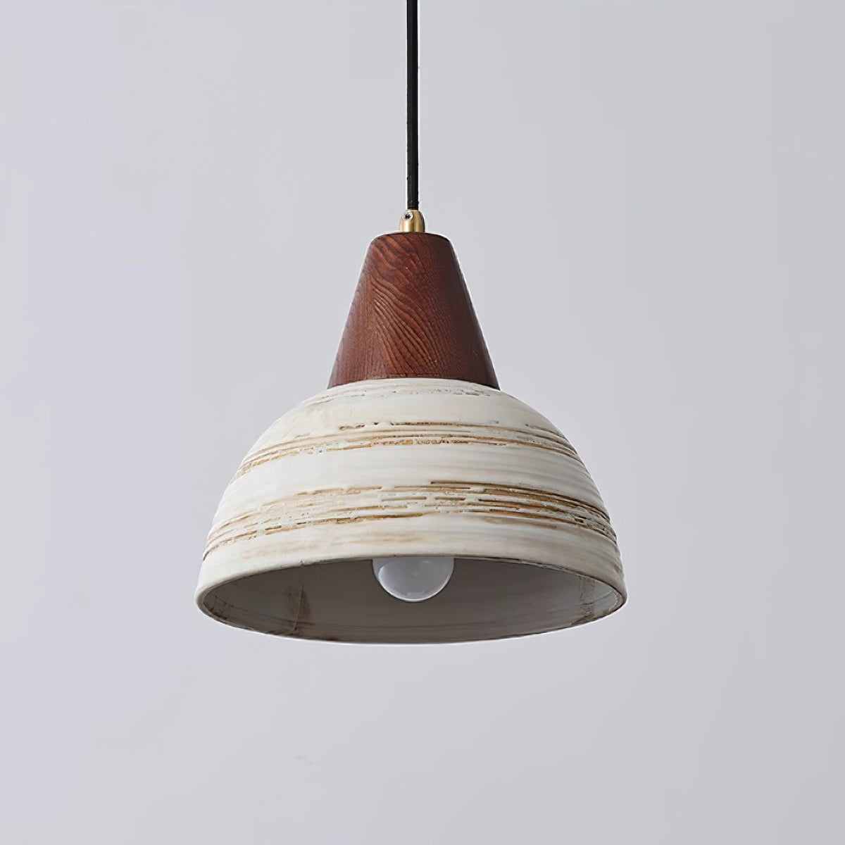 Ambient Glow Ceramic Shade Nordic Pendant Lamp