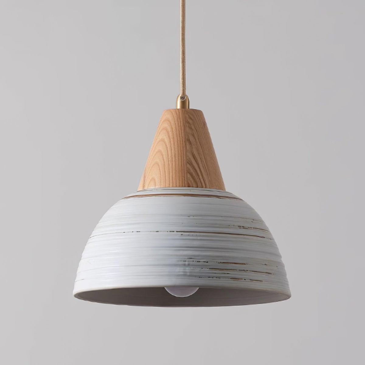 Ambient Glow Ceramic Shade Nordic Pendant Lamp