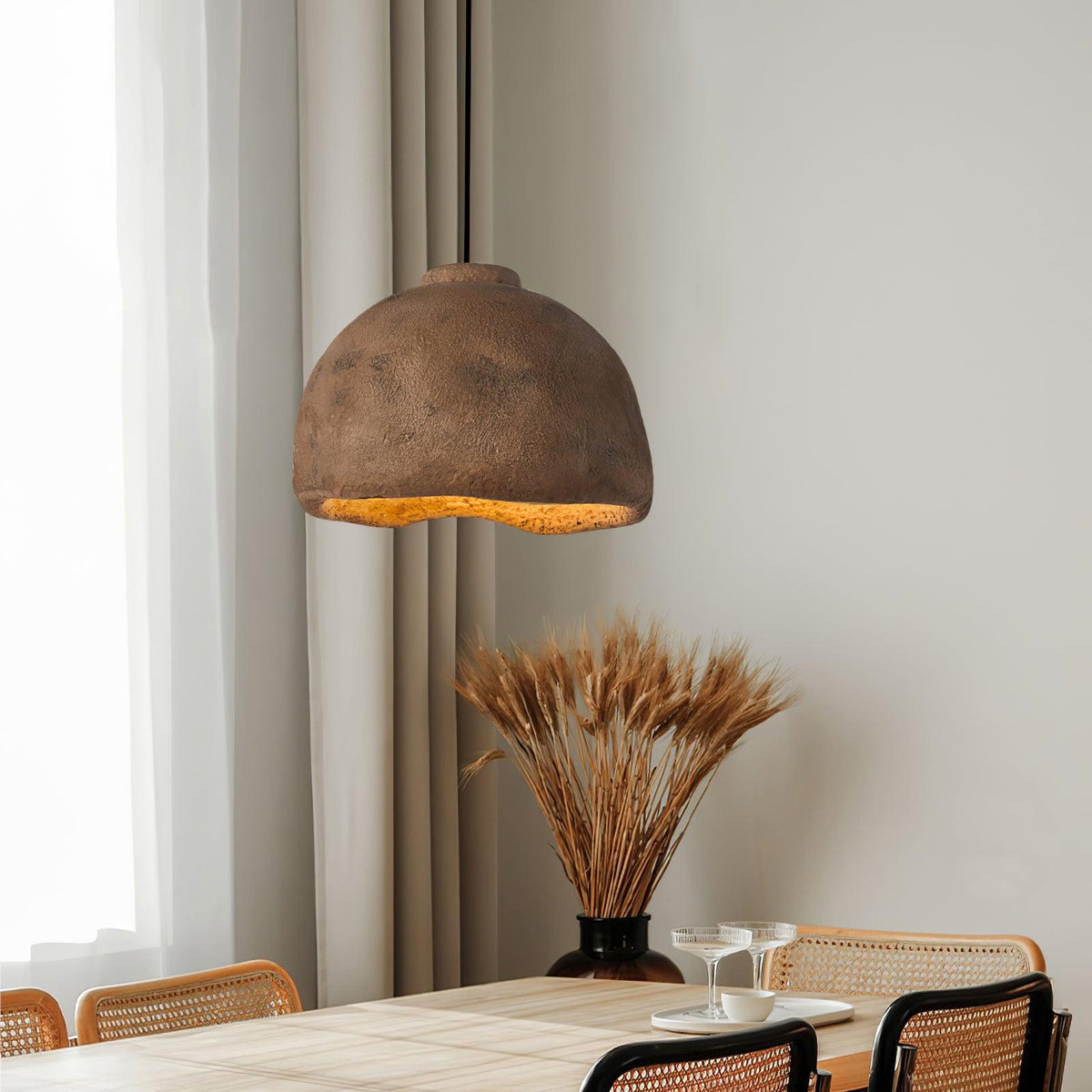Minimalist Vintage Ambience Hat Shape Pendant Light