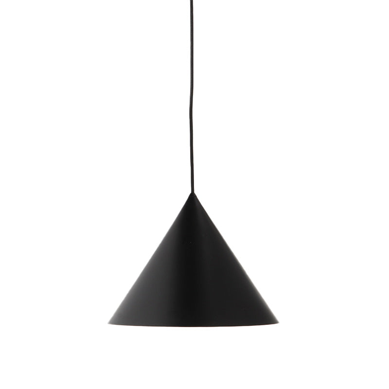 Ambient Lighting For Minimalist Dark Metal Pendant Lamp