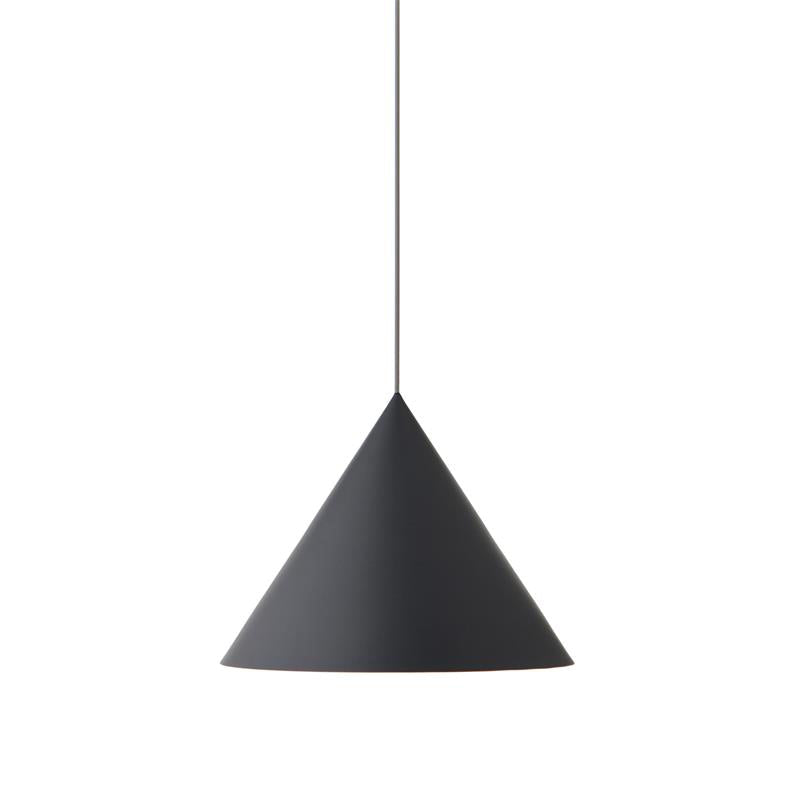 Ambient Lighting For Minimalist Dark Metal Pendant Lamp