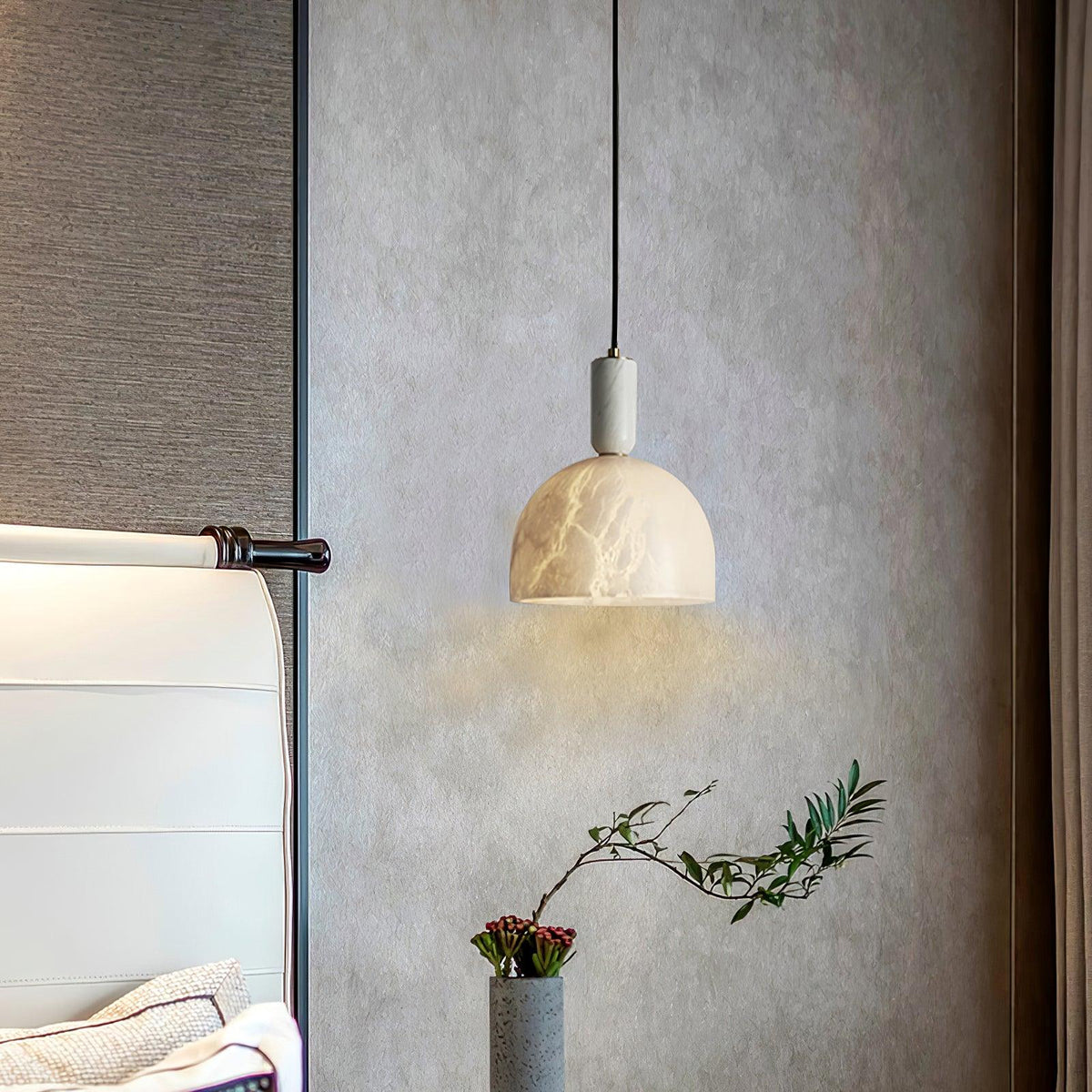 Alabaster Pendant Light Minimalist For Warm Glow