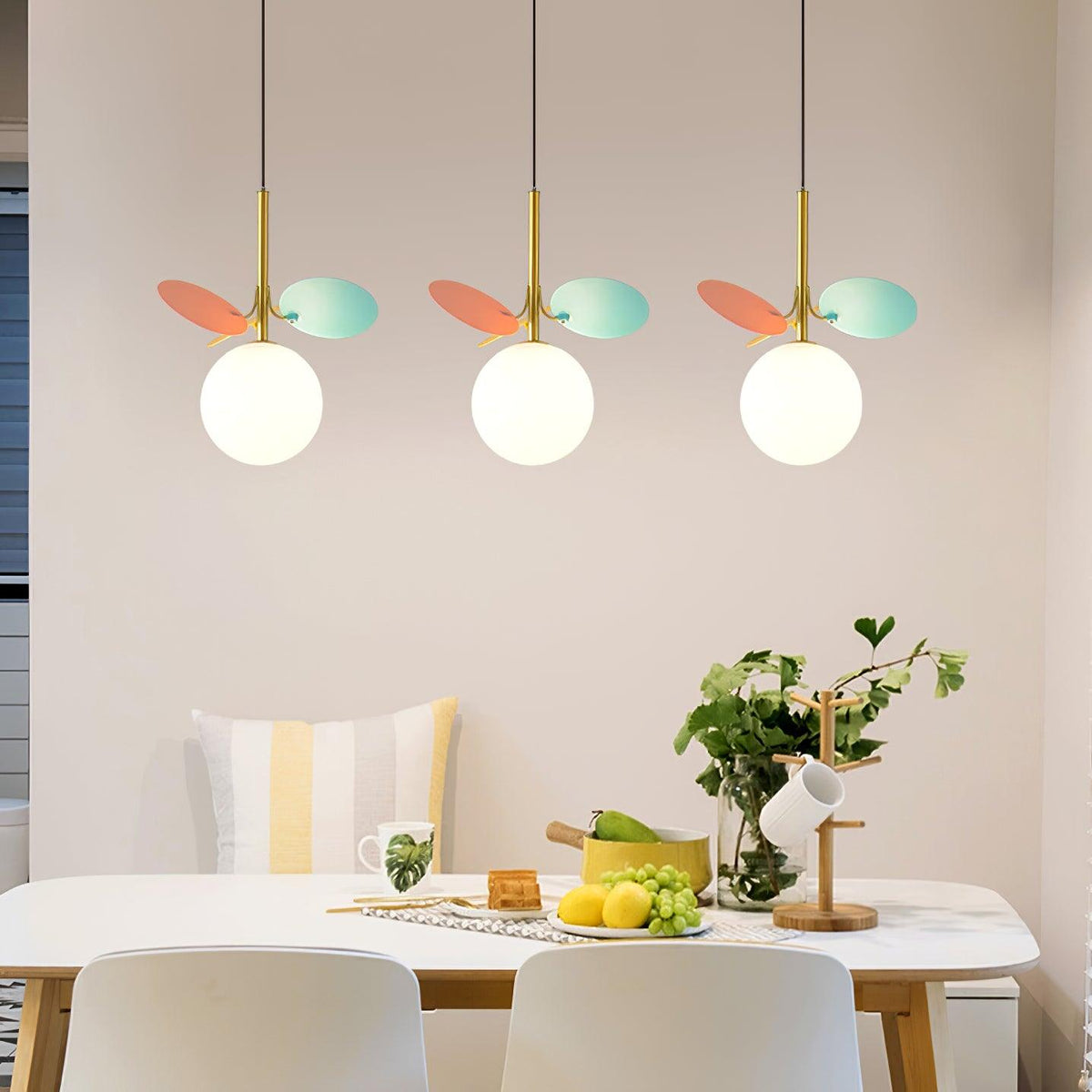 Soft Led Glow Crystal Glass Pendant Light