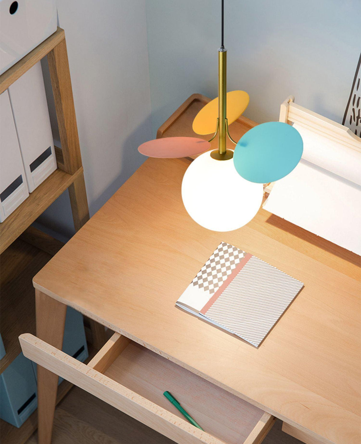 Soft Led Glow Crystal Glass Pendant Light