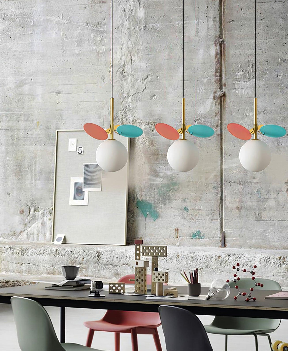 Soft Led Glow Crystal Glass Pendant Light