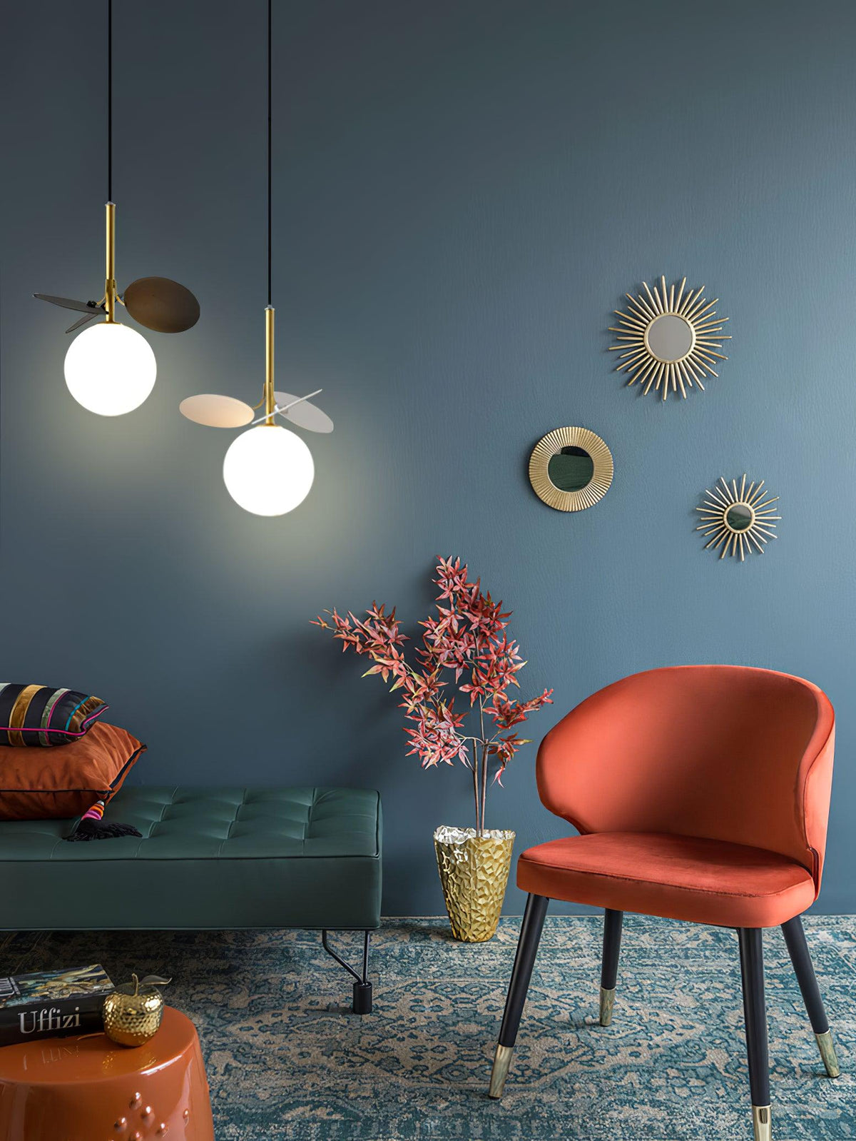 Soft Led Glow Crystal Glass Pendant Light