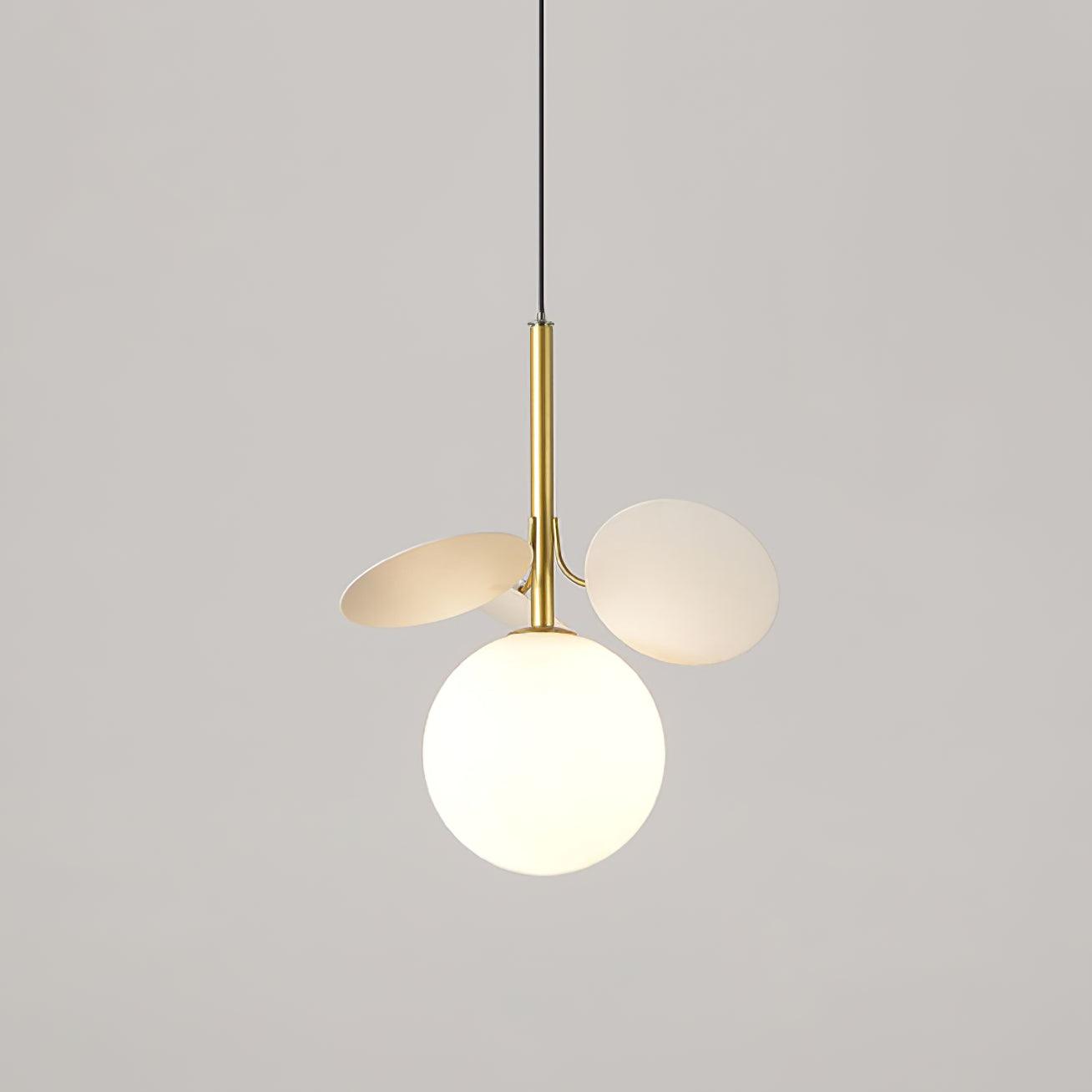 Soft Led Glow Crystal Glass Pendant Light
