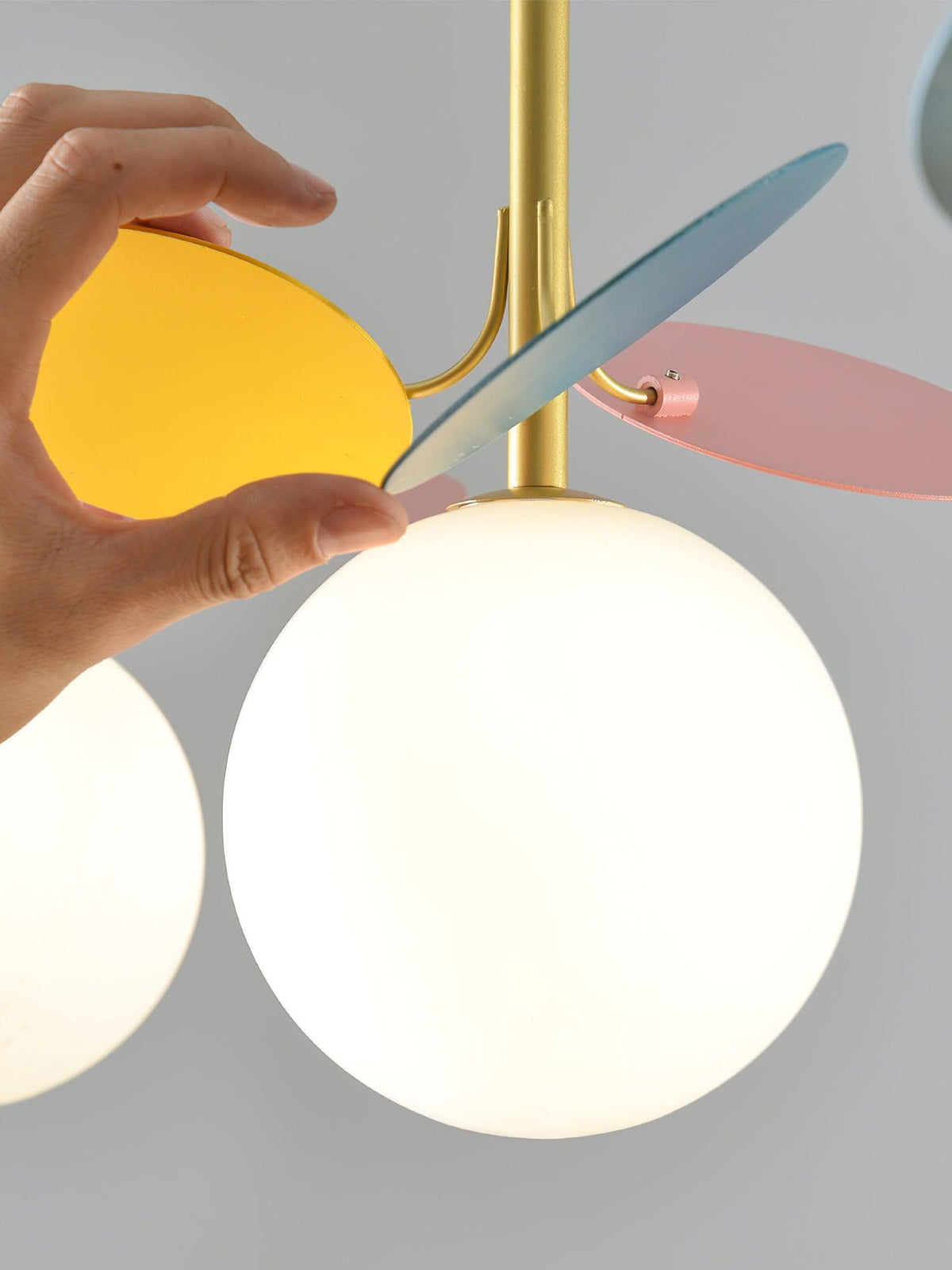 Soft Led Glow Crystal Glass Pendant Light