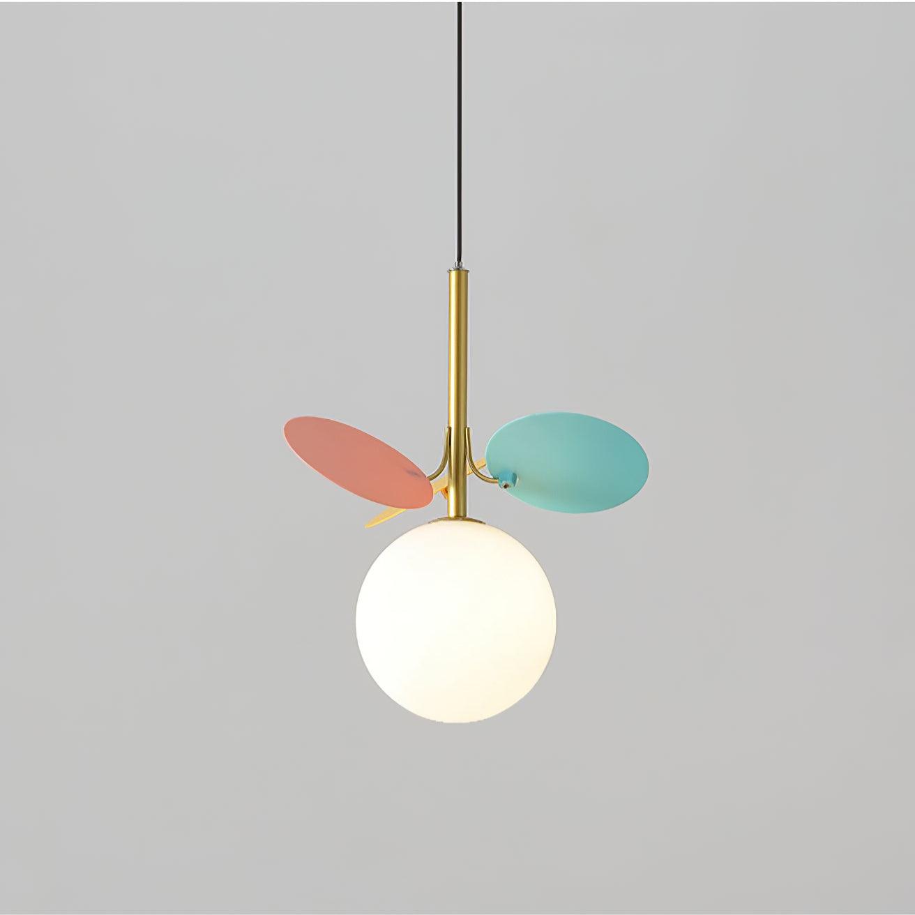Soft Led Glow Crystal Glass Pendant Light