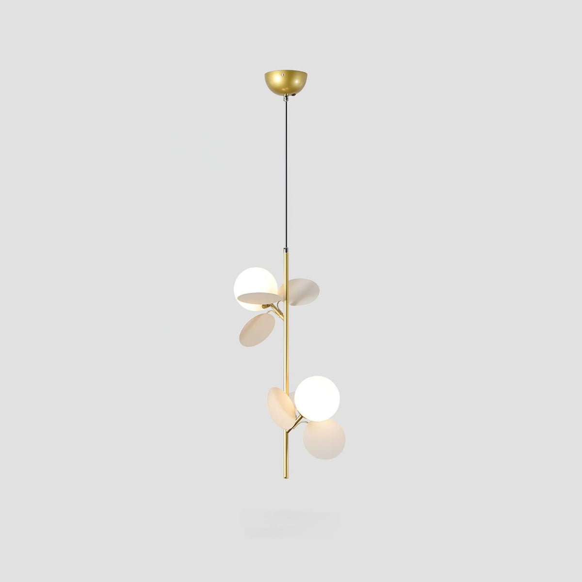 Soft Led Glow Crystal Glass Pendant Light