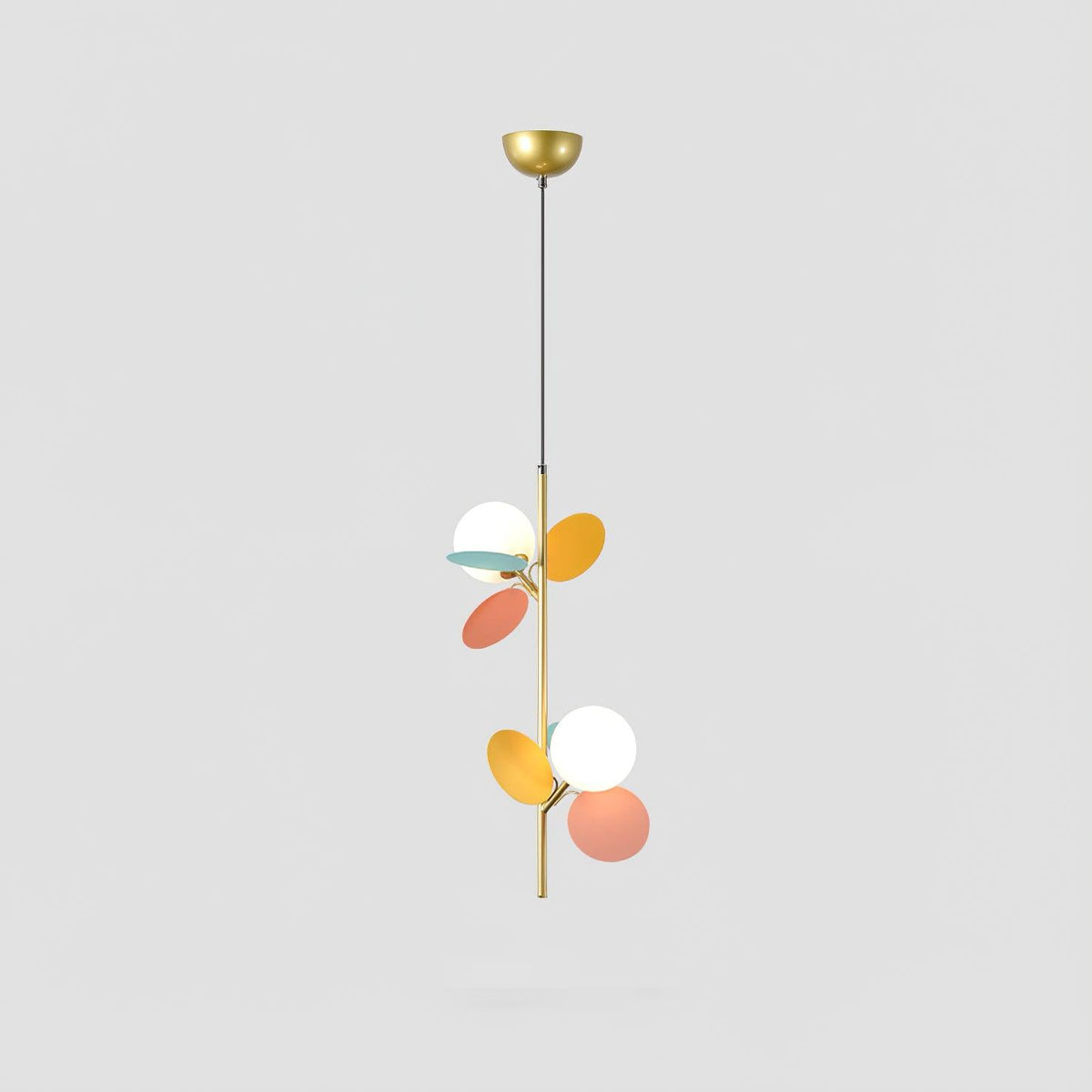 Soft Led Glow Crystal Glass Pendant Light
