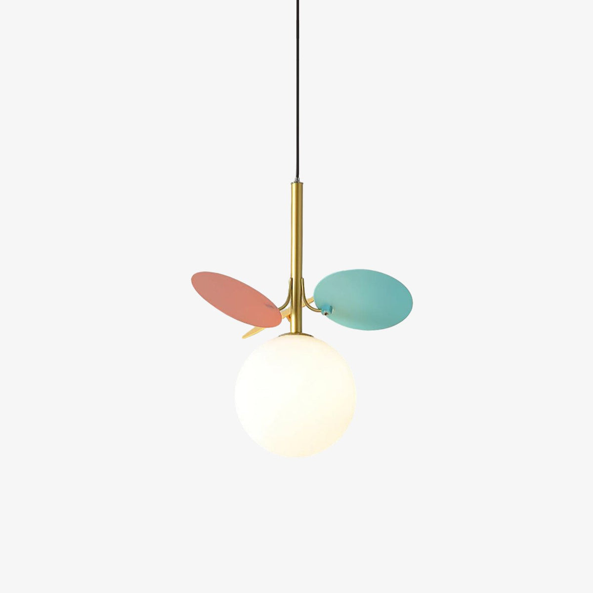Soft Led Glow Crystal Glass Pendant Light