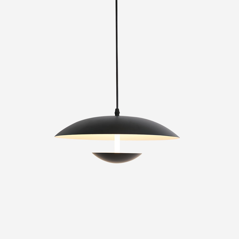 Integrated LED Minimalist Black Pendant Light
