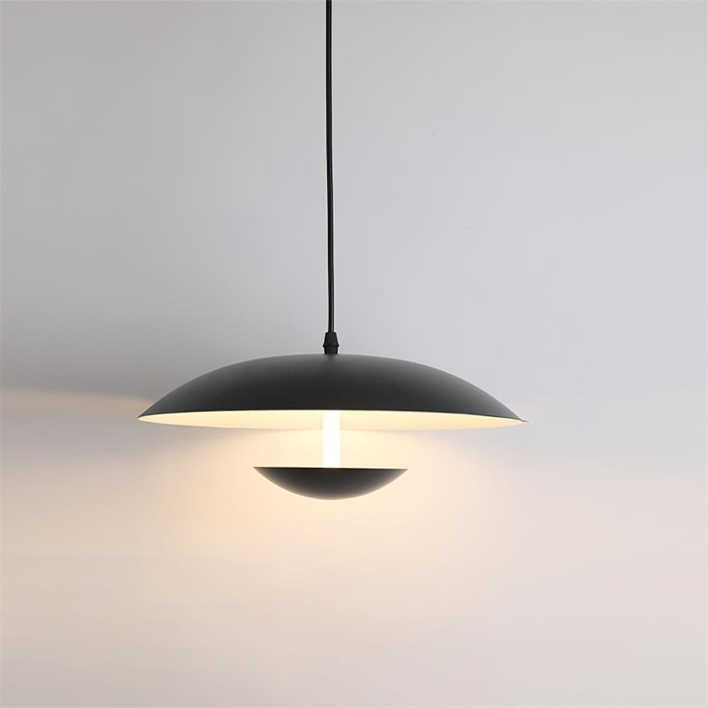 Integrated LED Minimalist Black Pendant Light