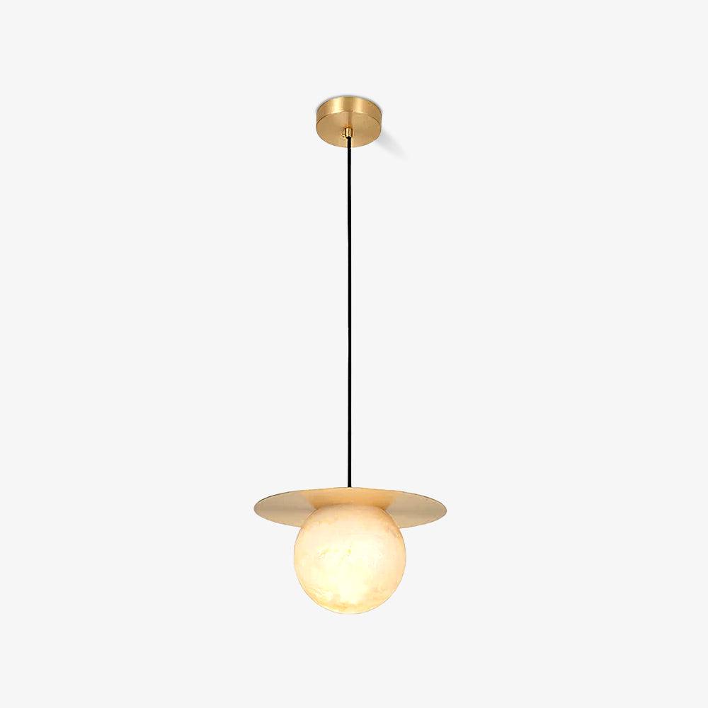 Warm Ambience Delivered by Alabaster Sphere Pendant Light