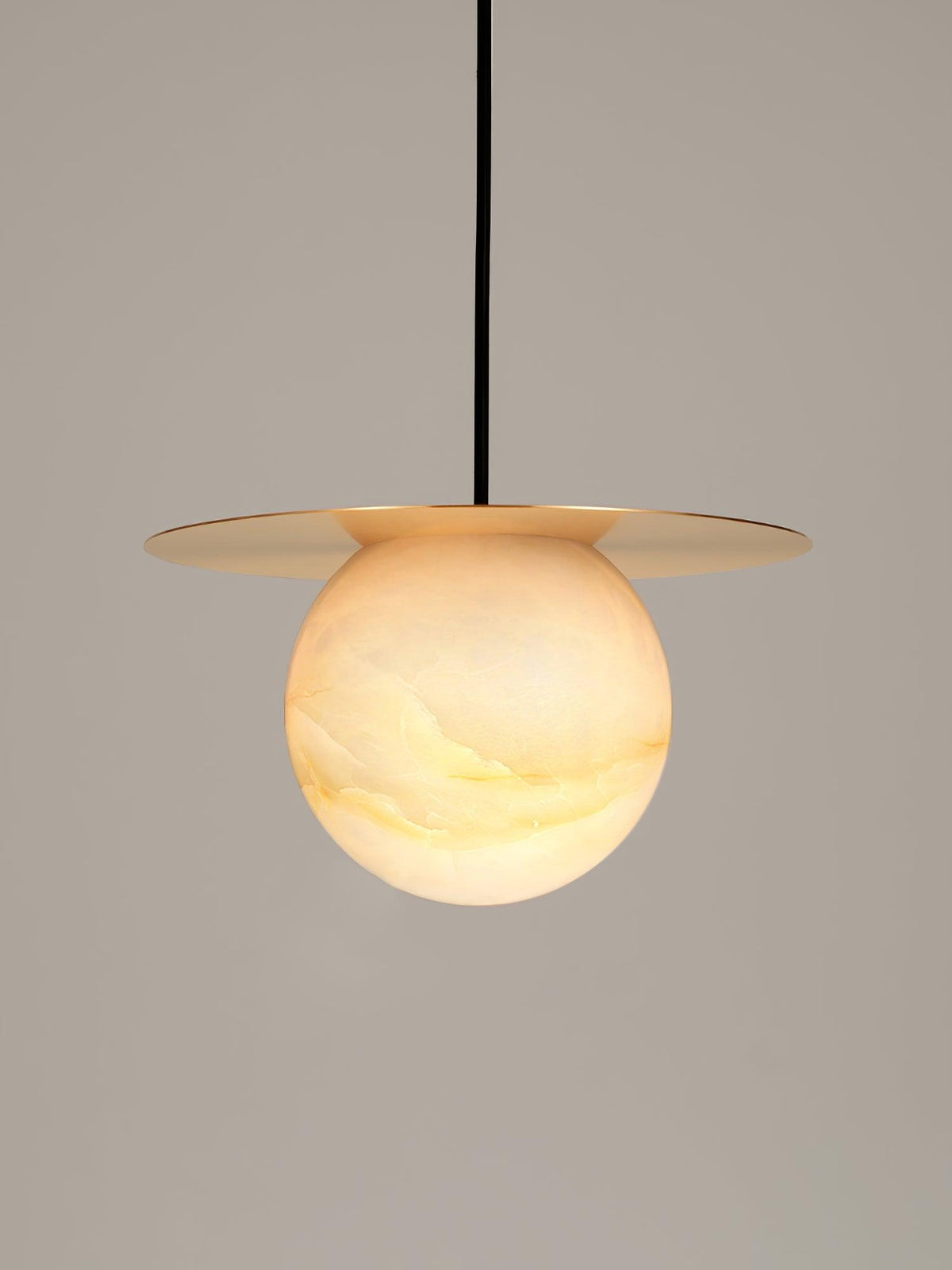 Warm Ambience Delivered by Alabaster Sphere Pendant Light