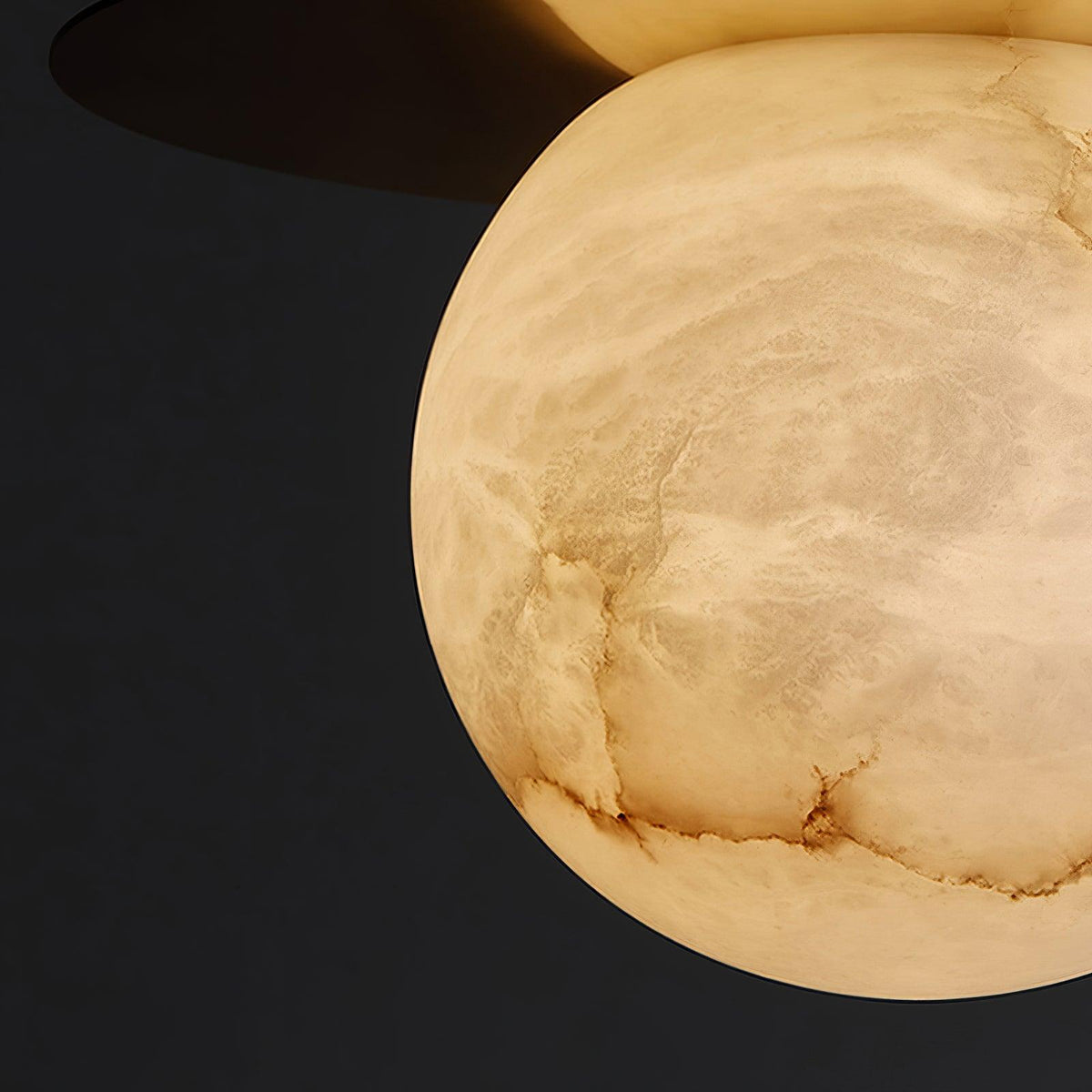 Warm Ambience Delivered by Alabaster Sphere Pendant Light