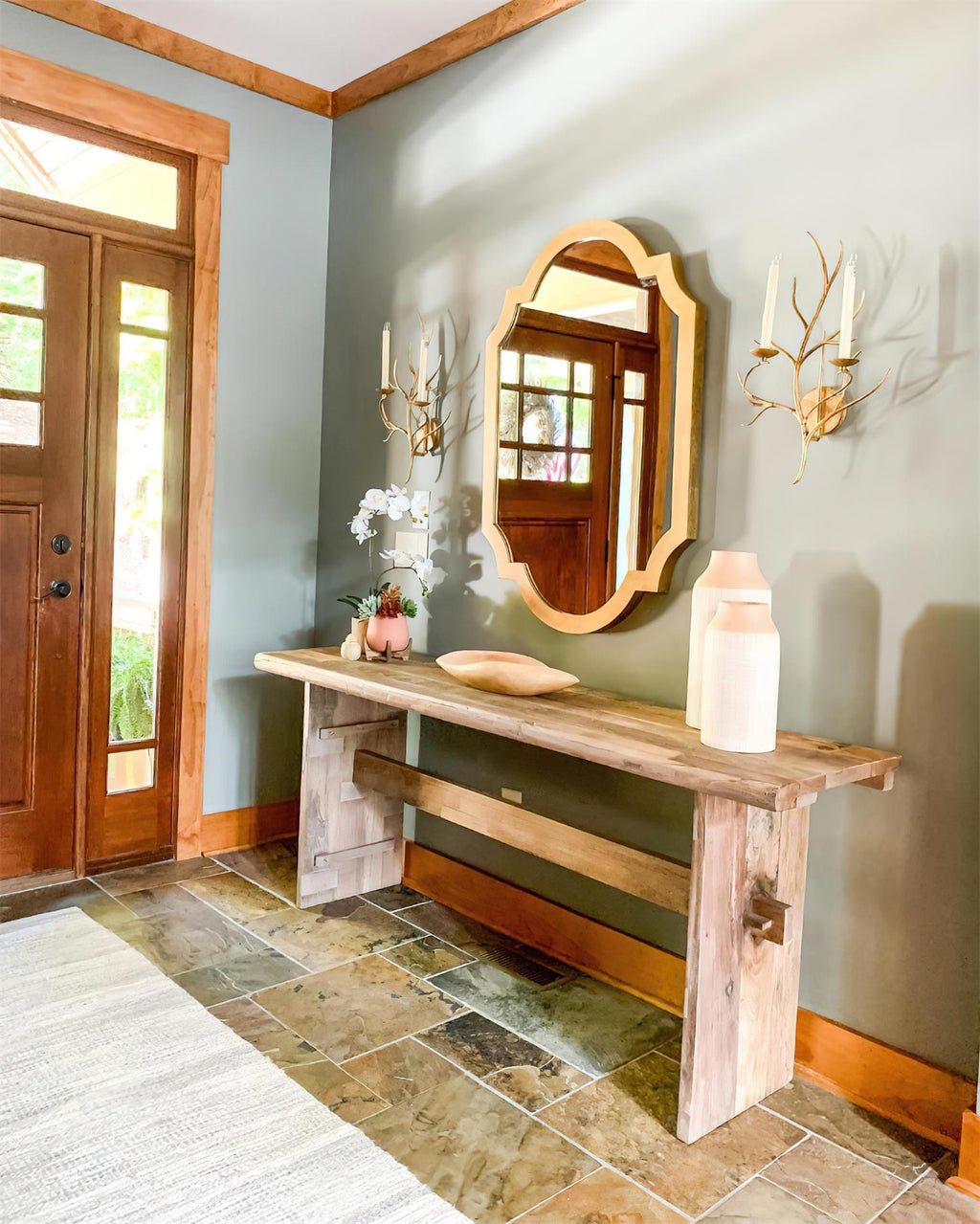 Two-Light Hardwired Candle Wall Sconce With E14 Socket