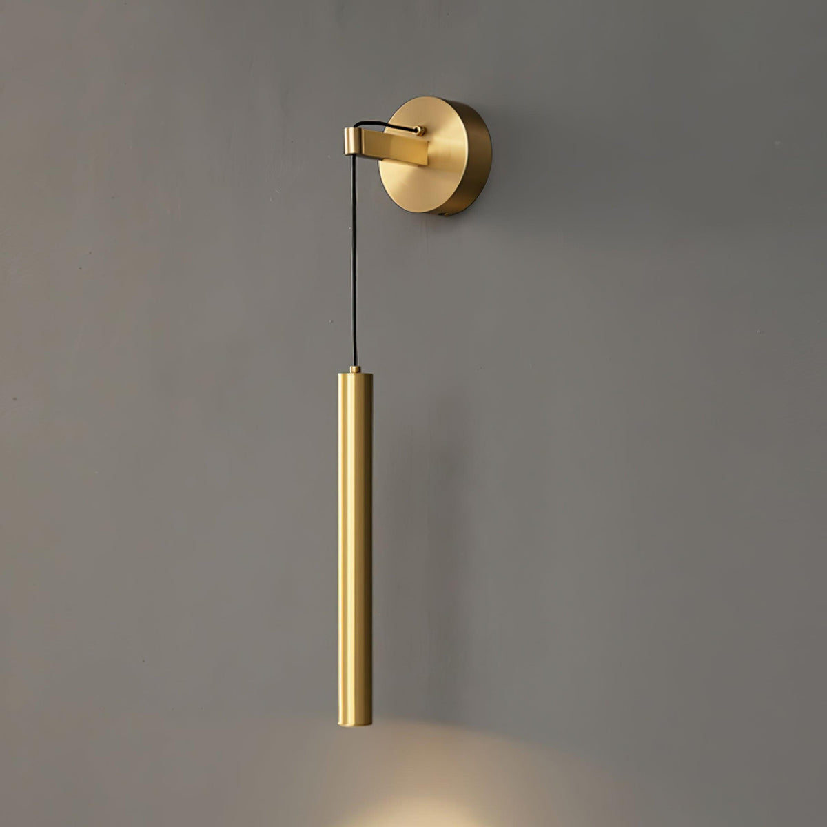 Brass Indoor Wall Minimalist Lamp for Ambience