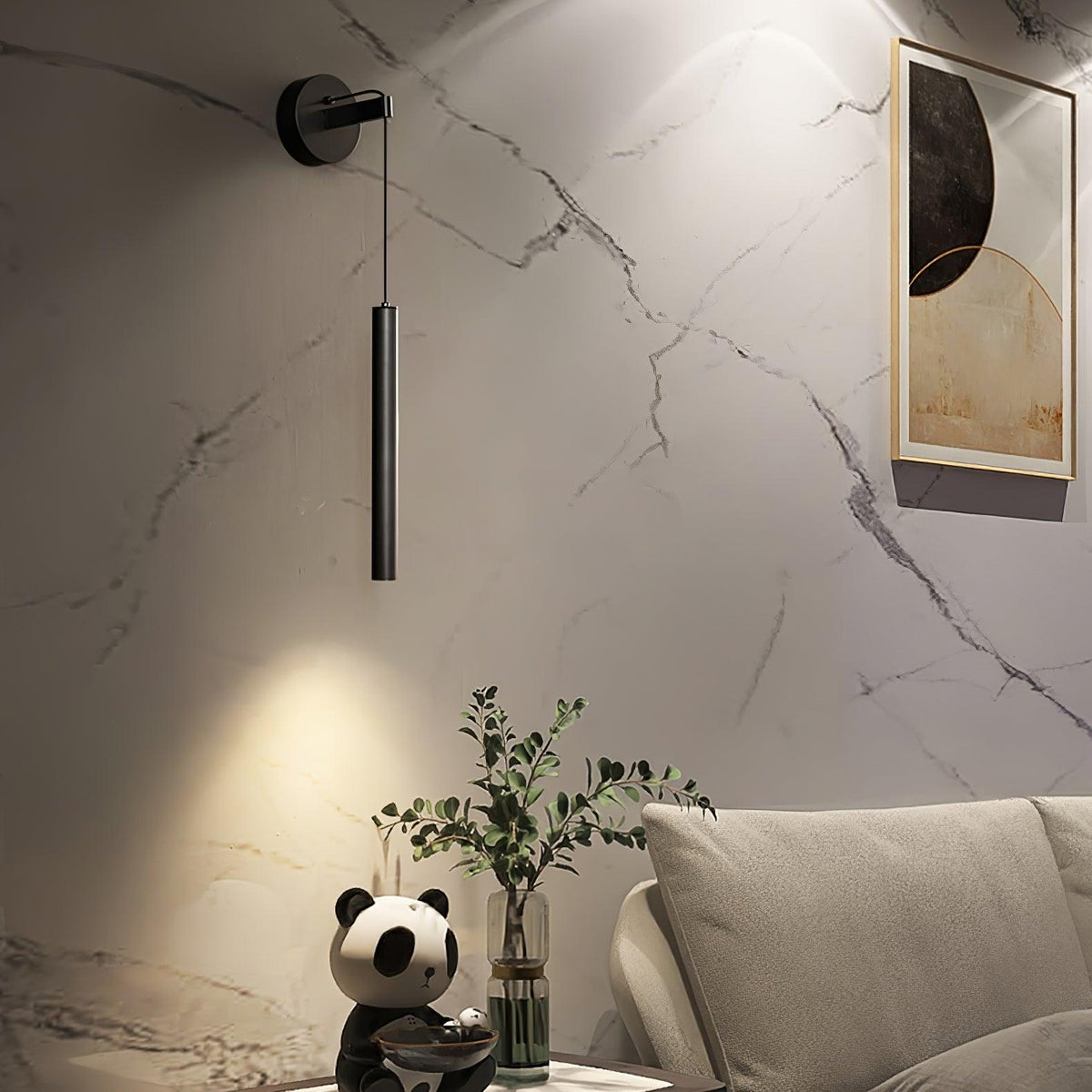 Brass Indoor Wall Minimalist Lamp for Ambience