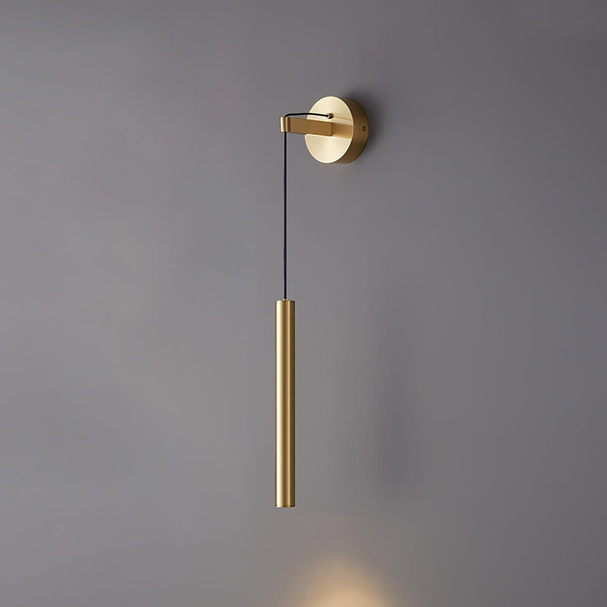 Brass Indoor Wall Minimalist Lamp for Ambience