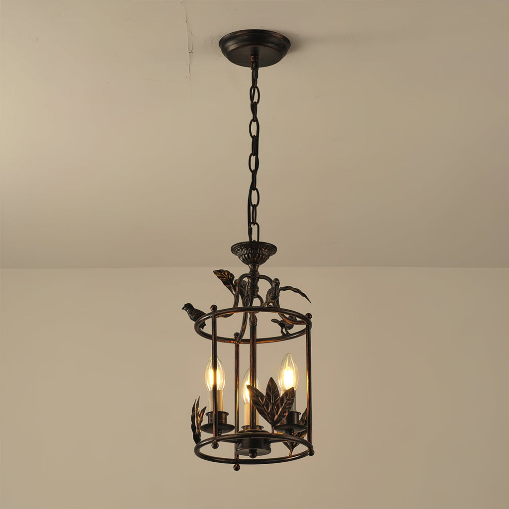 Vintage Charm Lantern Pendant Light Baroque