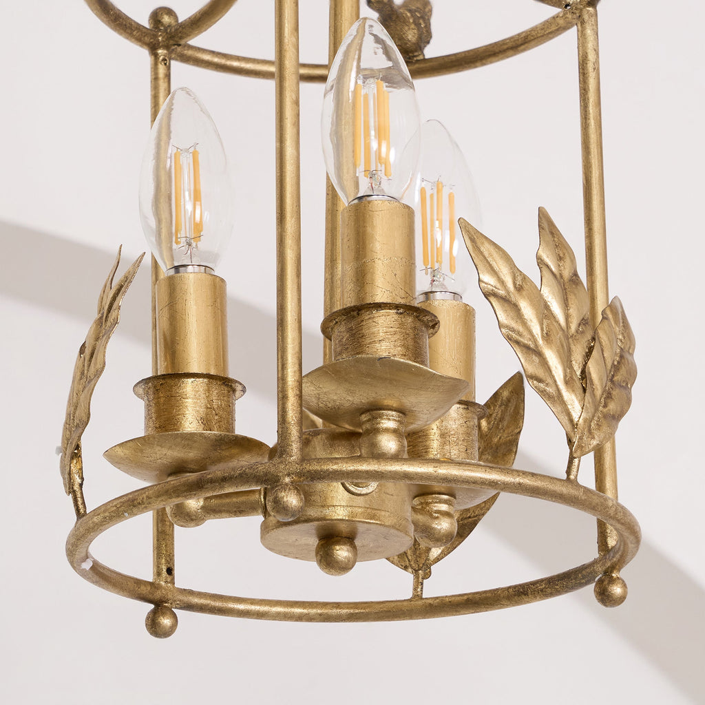 Vintage Charm Lantern Pendant Light Baroque