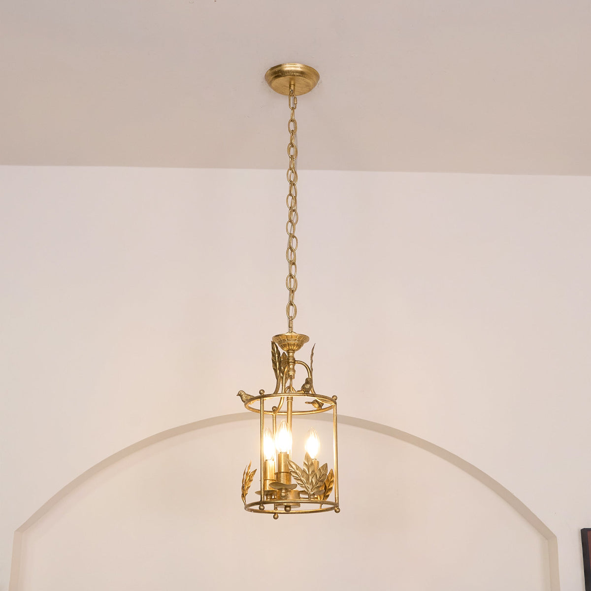 Vintage Charm Lantern Pendant Light Baroque