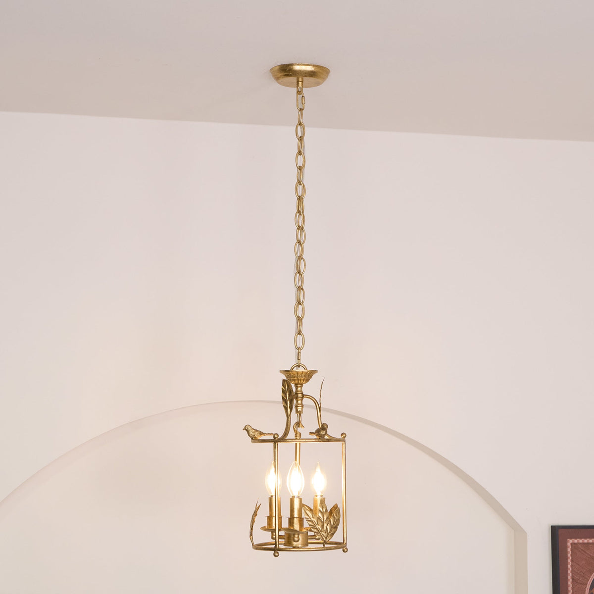 Vintage Charm Lantern Pendant Light Baroque