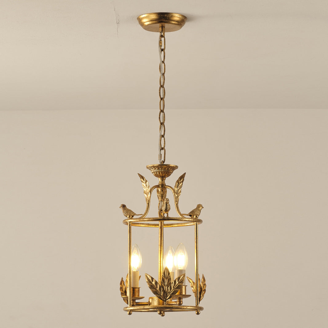 Vintage Charm Lantern Pendant Light Baroque