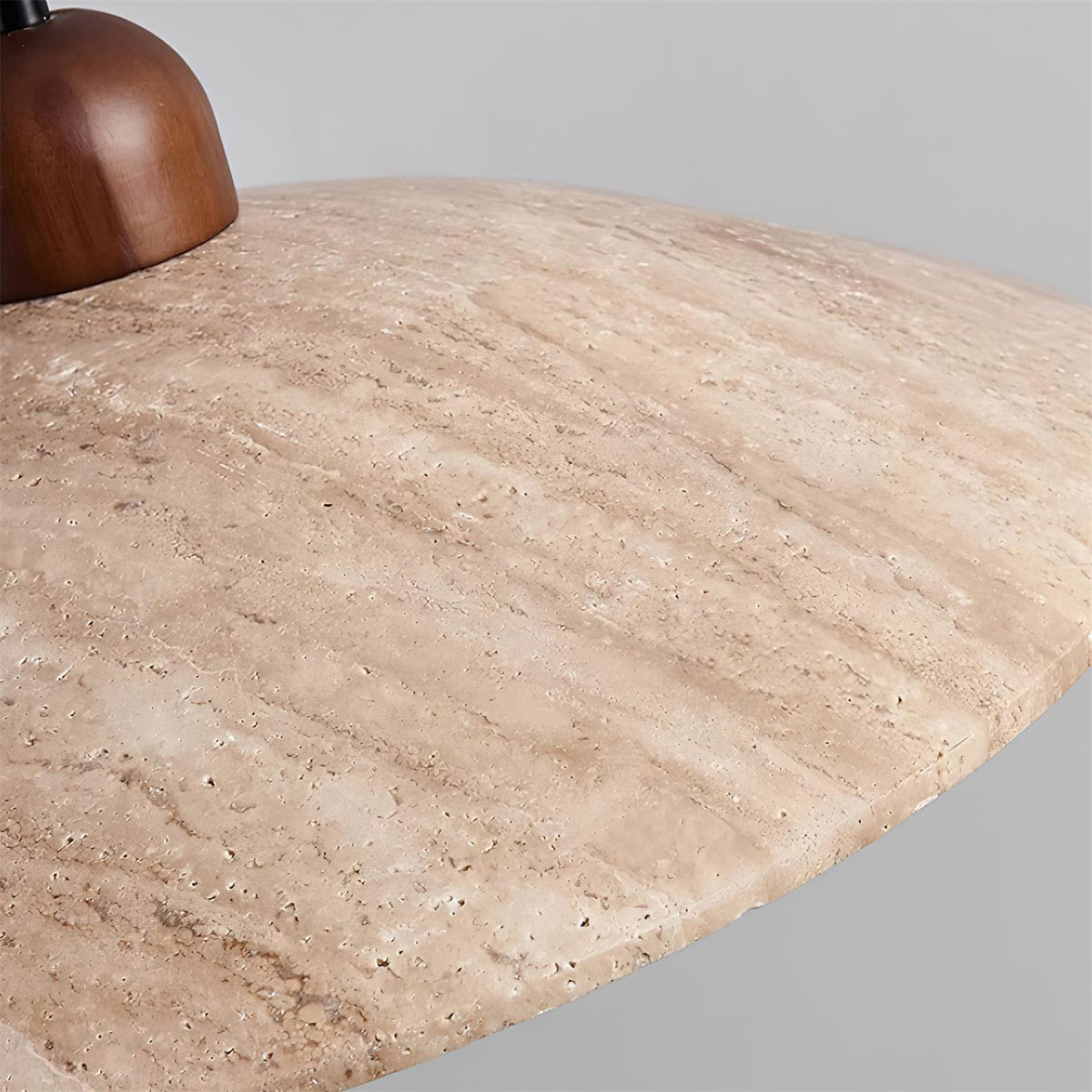 Minimalist Design Travertine Glass Pendant Lamp