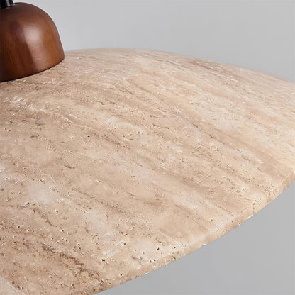 Minimalist Design Travertine Glass Pendant Lamp