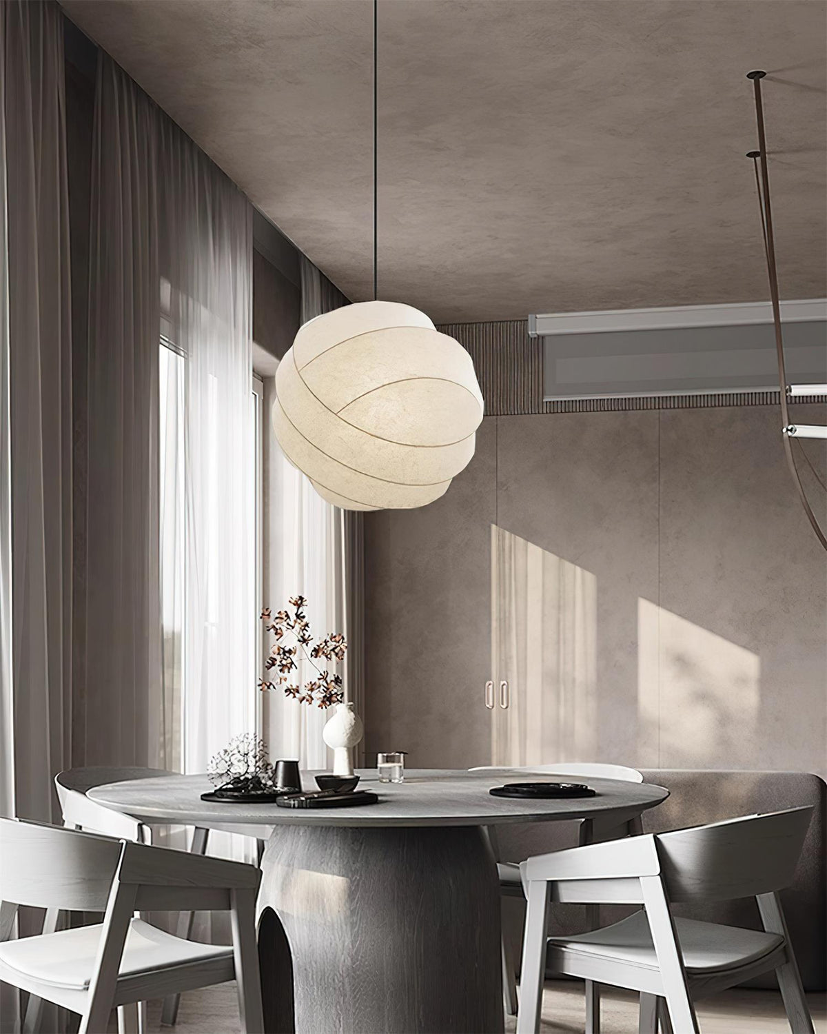 Lamp With Soft Ambient Glow Bubble Ball Pendant