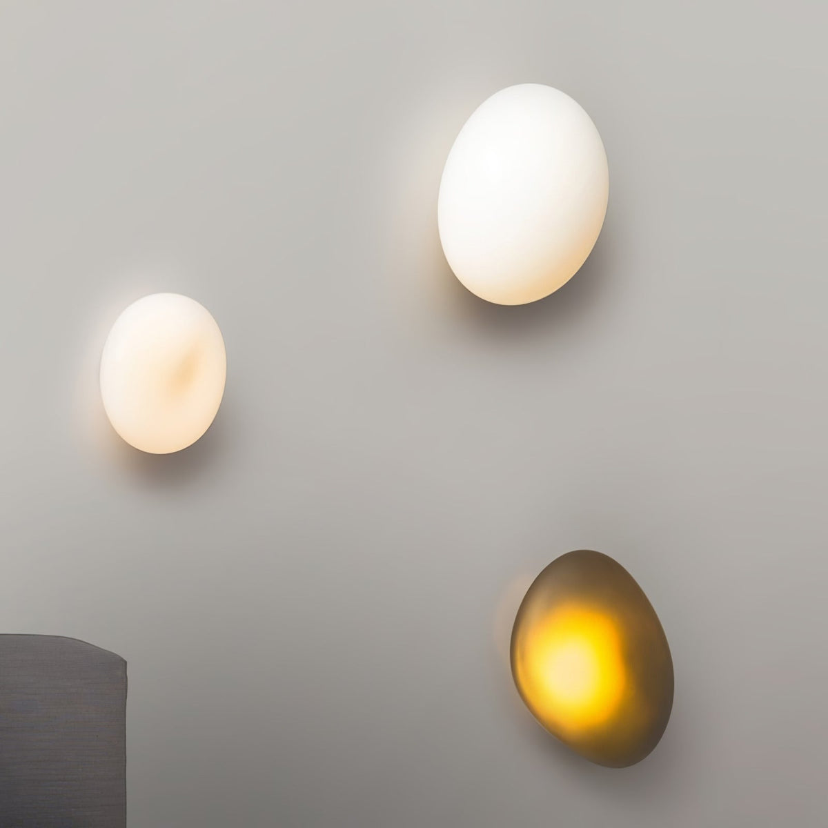 Living Room Wall Light Elegant Bubble Glass