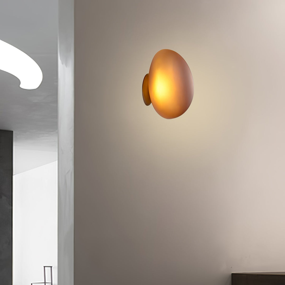 Living Room Wall Light Elegant Bubble Glass