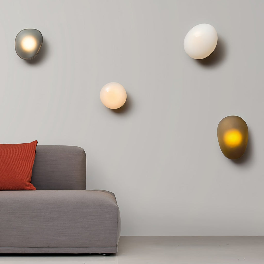 Living Room Wall Light Elegant Bubble Glass