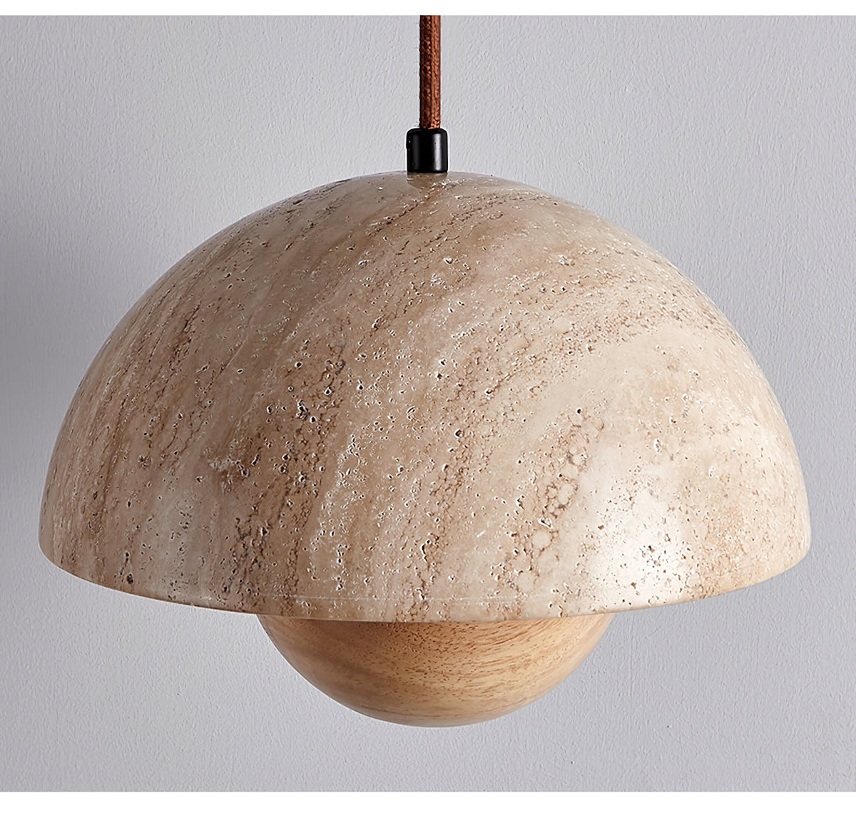 Pendant Light For Warm Ambience Natural Yellow Travertine