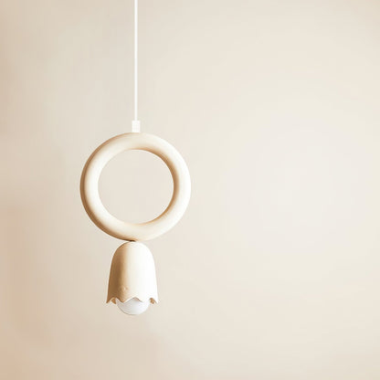Dimmable Glow Minimalist Pendant Light With Ceramic