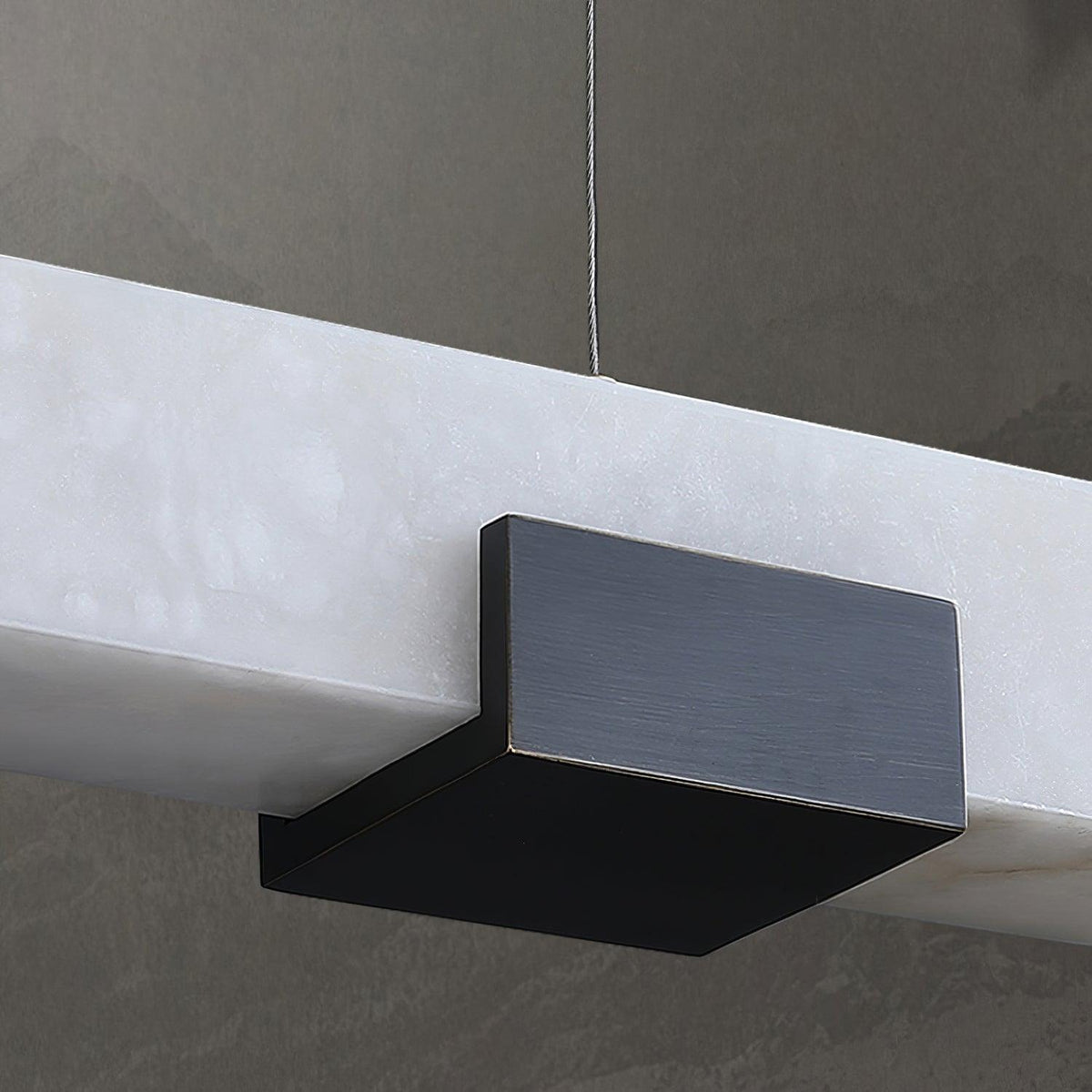 Energy Efficient LED Alabaster Linear Pendant Light