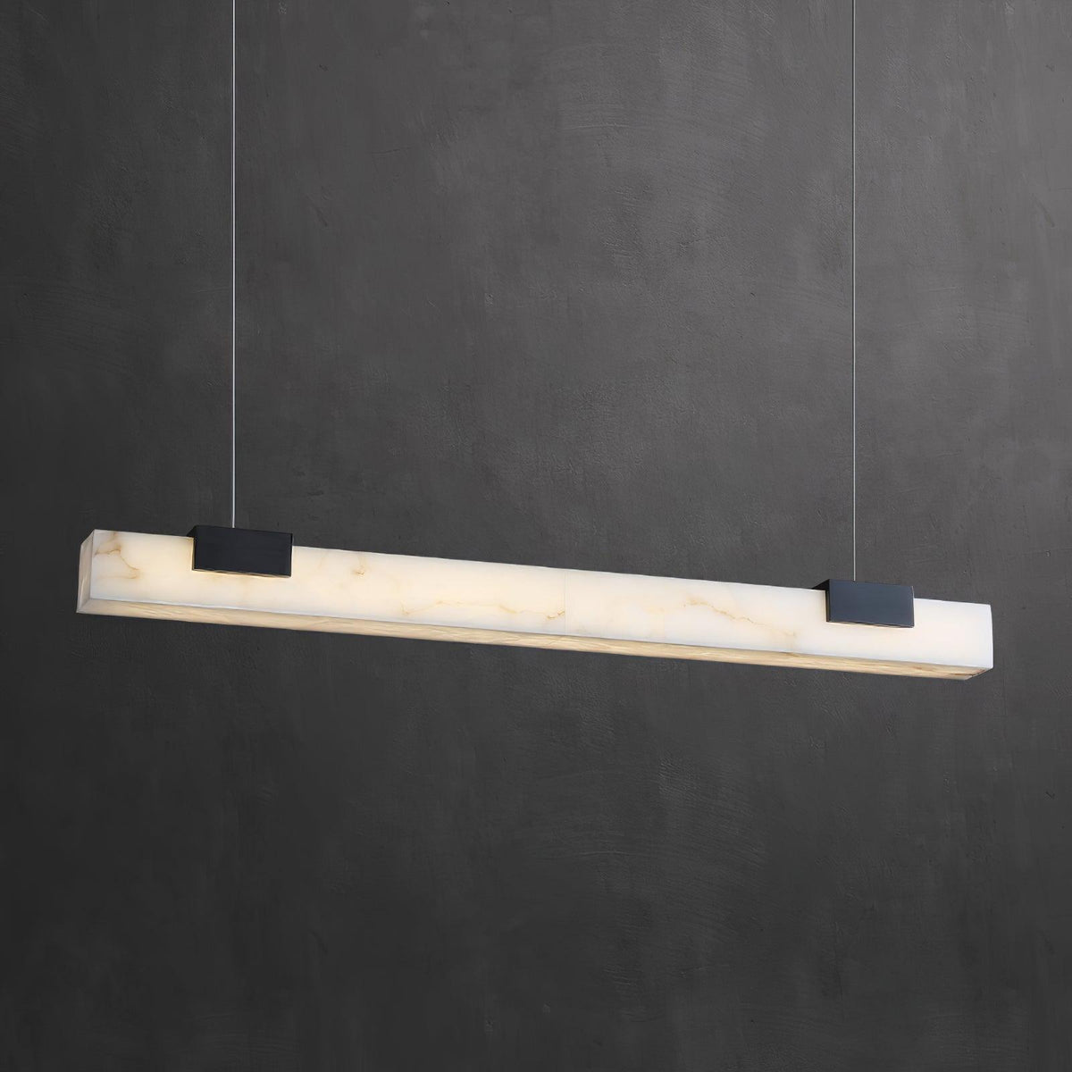 Energy Efficient LED Alabaster Linear Pendant Light