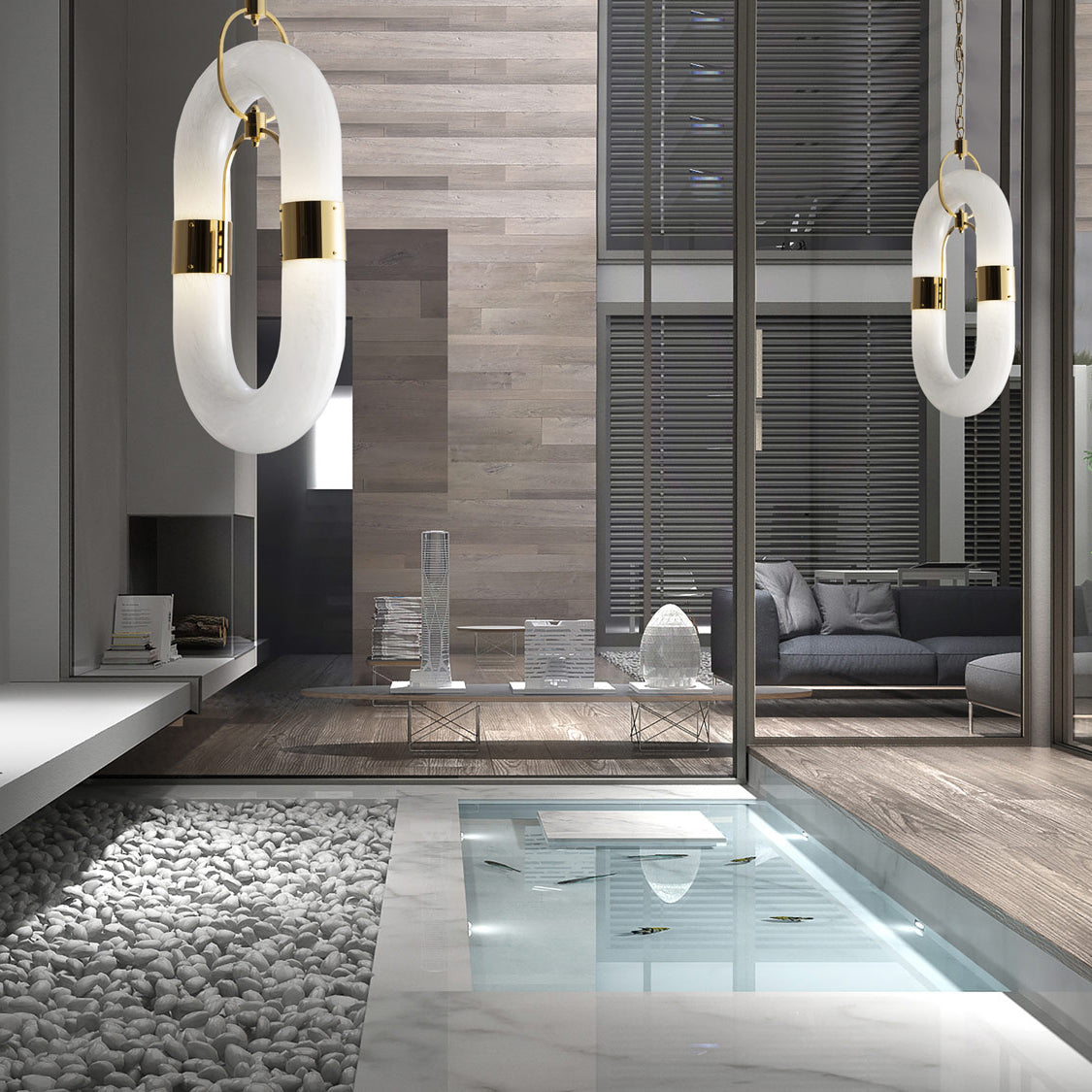 Enhances Ambiance Pendant Light Contemporary Stainless Steel