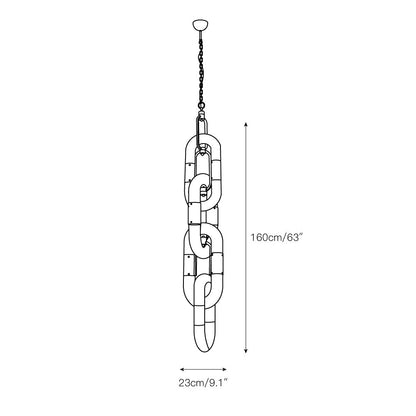 Enhances Ambiance Pendant Light Contemporary Stainless Steel