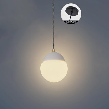 Soft Ambient Glow Elegant Glass Pendant Light
